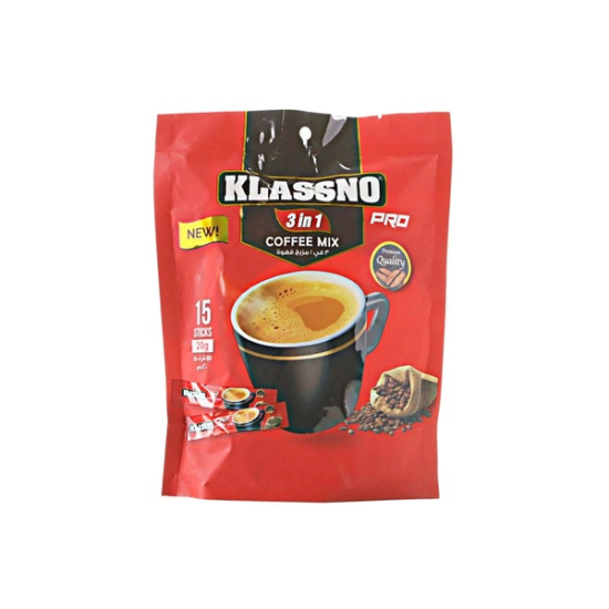 Klassno Pro Coffee Mix 3In1 15 Sachet, Pack Of 6