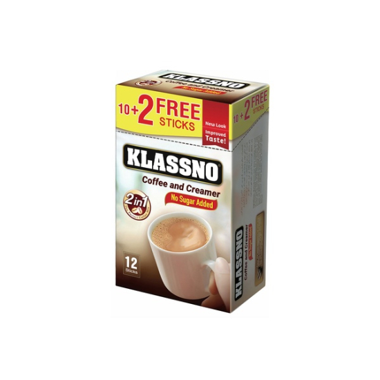 Klassno 2In1 Coffee Mix 12g (10+2), Pack Of 6