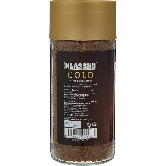  Klassno Gold Freeze Dried Coffee 200g, Pack Of 6