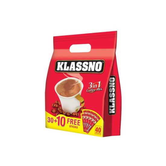 Klassno 3In1 Coffee Mix 20g (30+10), Pack Of 6