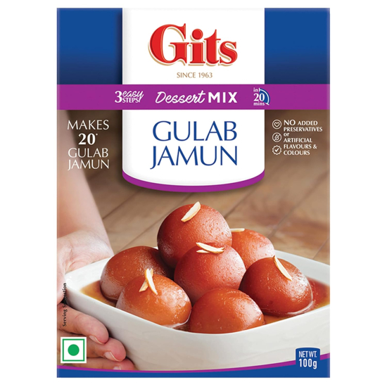 Gits Gulab Jamun Mix 100g, Pack Of 6