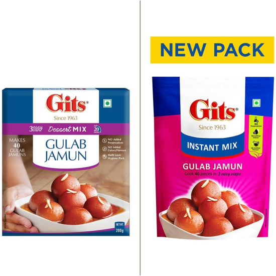 Gits Gulab Jamun Mix 200g, Pack Of 6