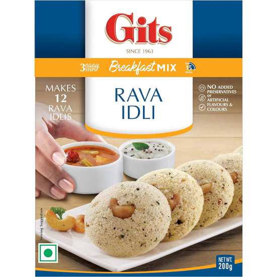 Gits Rava Idli Mix 200g Pack Of 6