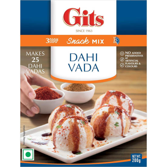 Gits Dahi Vada Mix 200g, Pack Of 6