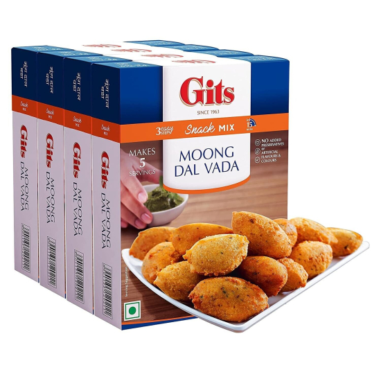 Gits Moong Dal Vada Mix 200g, Pack Of 6