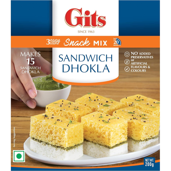 Gits Sandwich Dhokla Mix 200g, Pack Of 6