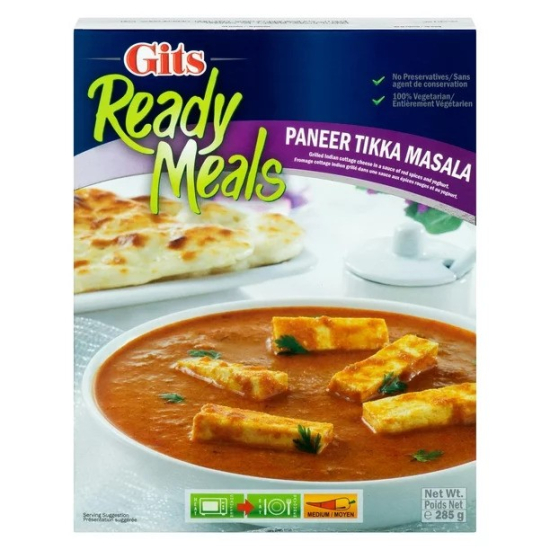 Gits Ready Meals Paneer Tikka Masala 285g Pack Of 6