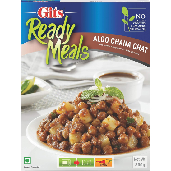 Gits Ready Meal Aloo Chana Chat 300g Pack Of 6