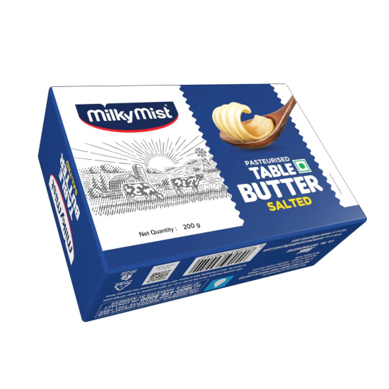 Milky Mist Butter Salted 200g, Pack Of 6
