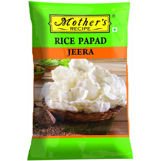 Mothers Recipe Rice Papad Jeera 75g, Pack Of 6