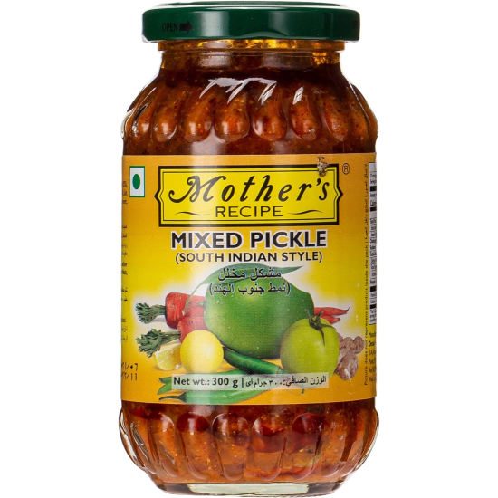 Mothers Recipe South Indian Style Mixed Pickle 300g, Pack Of 6