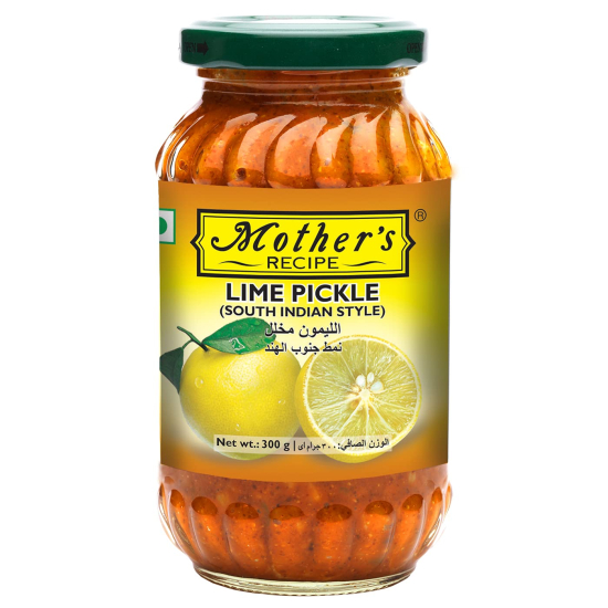 Mothers Recipe Lime Pickle Mild 300g, Pack Of 6