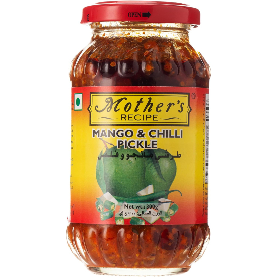 Mother's Recipe Mango & Chilli Pickle 300g, Pack Of 6