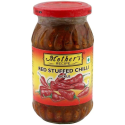 Mothers Recipe Stuffed Red Chili Pickle 500g, Pack Of 12