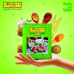 Mothers Recipe Madras Curry Powder 500g, Pack Of 12 Mothers Recipe Madras Curry Powder 500g, Pack Of 12