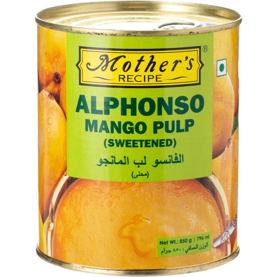 Mothers Recipe Alphonso Mango Pulp 850g, Pack Of 6