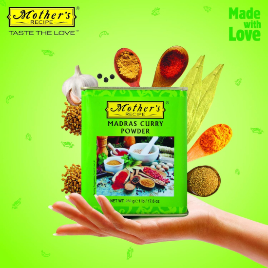 Mother Recipe Madras Curry Powder 250g, Pack Of 6