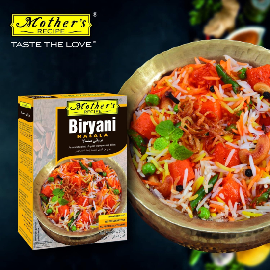 Mothers Recipe Rajasthani Biryani Masala 60g, Pack Of 6