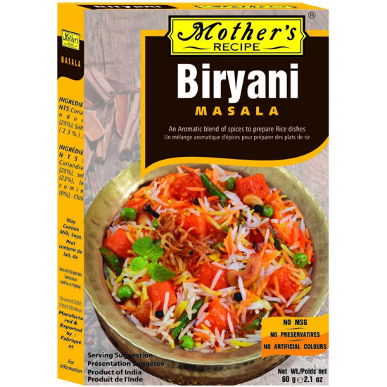 Mothers Recipe Rajasthani Biryani Masala 60g, Pack Of 6