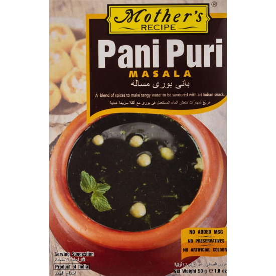 Mothers Recipe Pani Puri Masala 50g, Pack Of 6