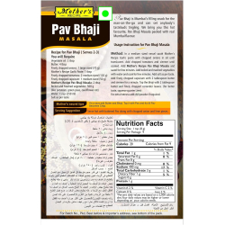 Mothers Recipe Mumbai Pav Bhaji Masala 75g, Pack Of 12 Mothers Recipe Mumbai Pav Bhaji Masala 75g, Pack Of 12