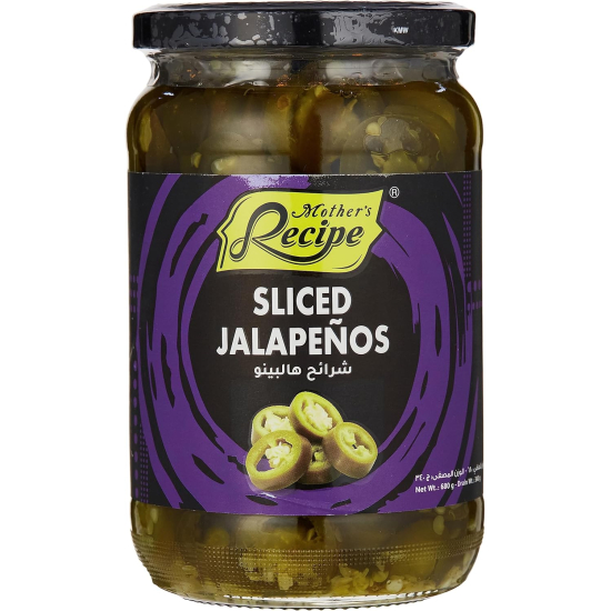 Mothers Recipe Sliced Jalapeno In Vinegar 680g, Pack Of 6