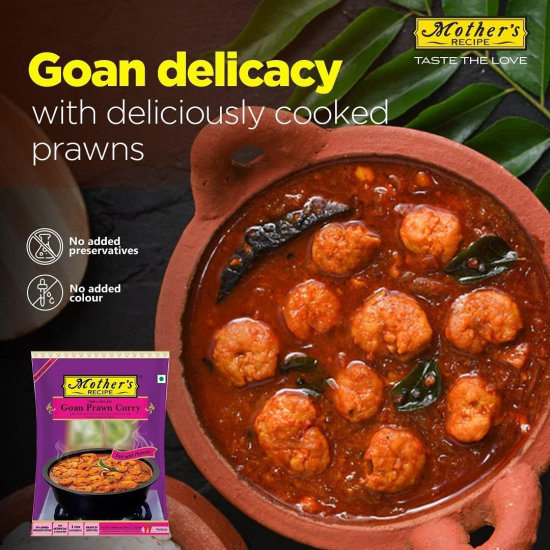 Mothers Recipe Ready To Cook Goan Prawn Curry 80g, Pack Of 6