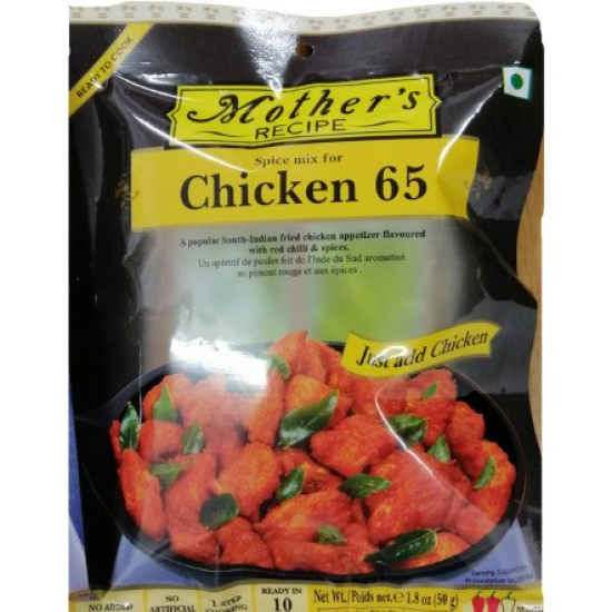 Mother's Recipe Ready To Cook Chicken-65 50g, Pack Of 6