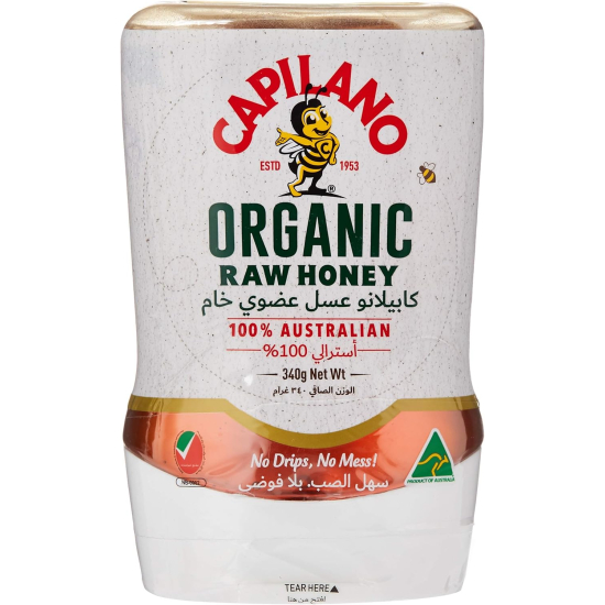 Capilano Organic Australian Honey 340g Pack Of 2