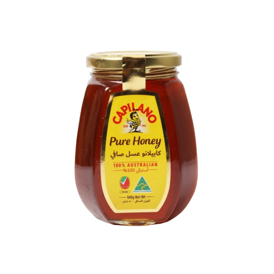 Capilano Honey Glass Jar 500g Pack Of 6