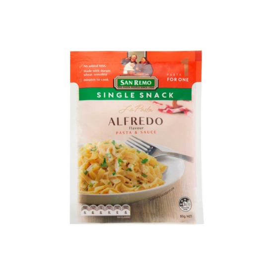 San Remo La Pasta Alfredo 80g, Pack Of 6