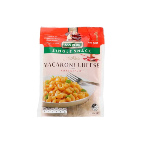San Remo La Pasta Macoroni Cheese 80g, Pack Of 6