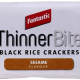 Fantastic Black Rice Crackers Sesame 100g, Pack Of 6