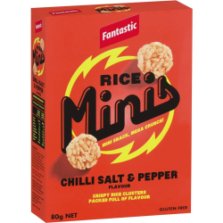 Fantastic Rice Mini Chili Salt And Pepper 100g, Pack Of 10 Fantastic Rice Mini Chili Salt And Pepper 100g, Pack Of 10
