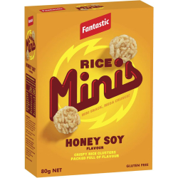 Fantastic Rice Mini Honey Soy 100g, Pack Of 10 Fantastic Rice Mini Honey Soy 100g, Pack Of 10