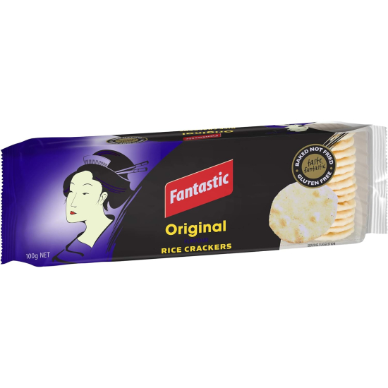 Fantastic Original Rice Crackers 100g, Pack Of 6