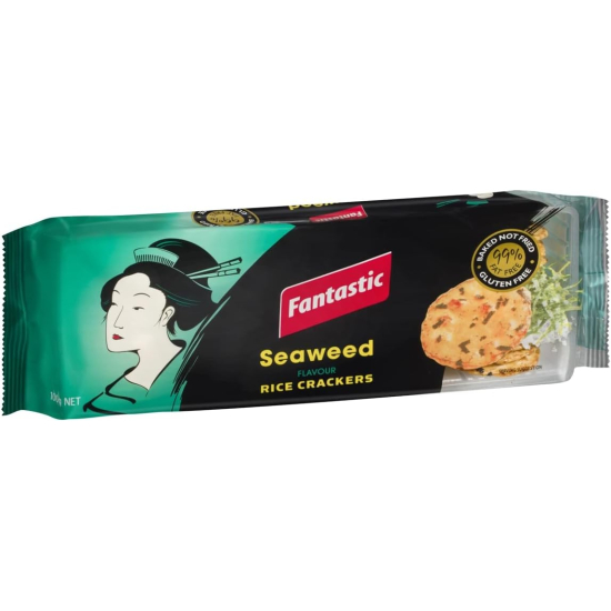 Fantastic Seaweed Flavour Rice Cracker 100g, Pack Of 6