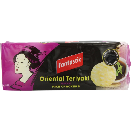 Fantastic Teriyaki Rice Crackers 100g, Pack Of 6