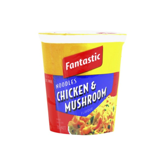 Fantastic Cup Noodles Chicken & Mushroom 70g, Pack Of 6