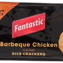 Fantastic Barbeque Chicken Flavour Rice Crackers 100g, Pack Of 12