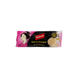 Fantastic Salt & Vinegar Rice Crackers 100g, Pack Of 12 Fantastic Salt & Vinegar Rice Crackers 100g, Pack Of 12