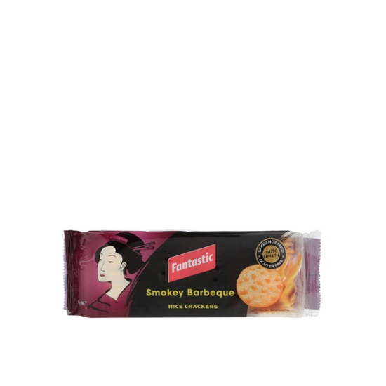Fantastic Smokey Barbeque Rice Crackers 100g, Pack Of 6