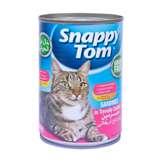 Snappy Tom Sardines in Trevally Cutlet 400g Pack Of 6