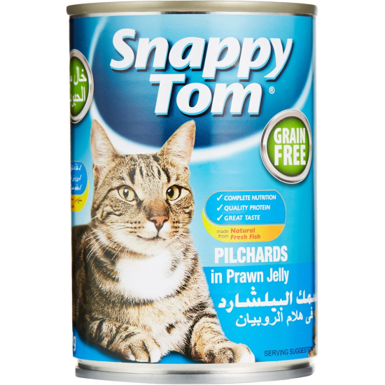 Snappy Tom Pilchards, Prawn Jelly 400g Pack Of 6