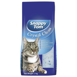 Snappy Tom Crystal Clean Cat Litter 2kg Pack Of 6 Snappy Tom Crystal Clean Cat Litter 2kg Pack Of 6
