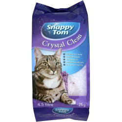 Snappy Tom Crystal Clean Cat Litter Lavender 2kg Pack Of 6 Snappy Tom Crystal Clean Cat Litter Lavender 2kg Pack Of 6
