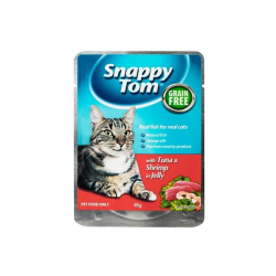 Snappy Tom Tuna And Shrimp In Jelly 85g Pack Of 12