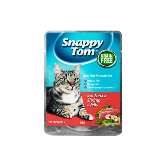 Snappy Tom Tuna And Shrimp In Jelly 85g Pack Of 6