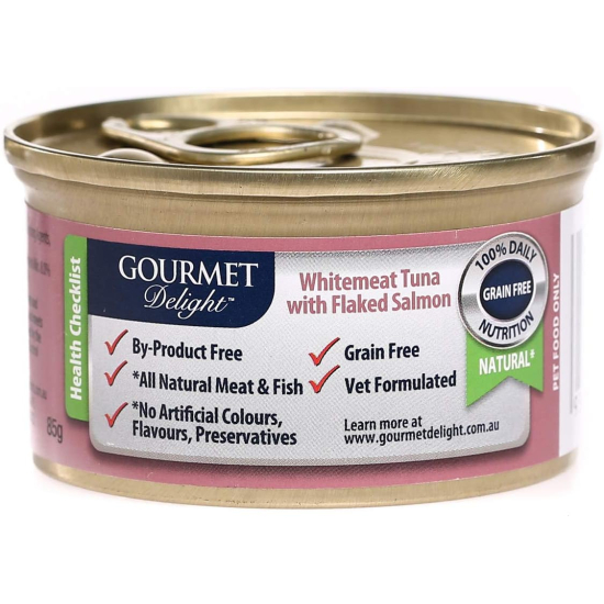 Gourmet Delight with Tuna & Salmon 85g Pack Of 6