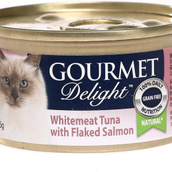 Gourmet Delight with Tuna & Salmon 85g Pack Of 12